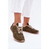 Boto Ladies Sports Shoes Made Of Eco Suede Dark Green Dorella | Shoptok.si