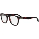 Essential Havana Square Eyeglasses ONE SIZE (51) Havana/Kristalna