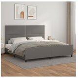  Okvir za krevet s uzglavljem sivi 200x200 cm od umjetne kože | shoptok.hr