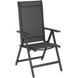 Ambia Garden ZLOŽLJIV VRTNI SEDEŽ aluminij antracit, siva, srebrne barve | Shoptok.si