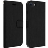 AVIZAR Ovitek za iPhone SE 2022, 2020 in iPhone 8, držalo za kartice Folio 7 in stojalo za video, serija Vintage - crna, (20626612) | Shoptok.si