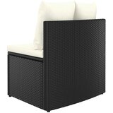  9-dijelni set vrtnih sofa od poliratana s jastucima crni | shoptok.hr