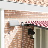  Skrovita tenda Crvena i bijela 600 ×300 cm tkanina | Eponuda.com