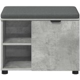  Haldna klop z blazino Enobarvno Betonsko siva 60 x 38 x 46 cm, (5000160707) Slike