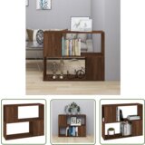 The Living Store Knjižna omara/pregrada rjav hrast 80x24x63 cm - Knjižna Omara, (21738351) | Shoptok.si