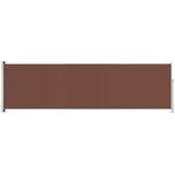 vidaXL Zložljiva stranska tenda za teraso 180x600 cm rjava, (20609399) | Shoptok.si