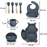  Dječje silikonsko posuđe vjeverica tamna br | shoptok.hr