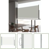  The Living Store Zložljiva stranska tenda za teraso 60x300 cm krem - Stranska Tenda, (21743298) Cene