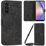 INORCO Ovitek za telefon za Samsung Galaxy A54 5G PU usnje z vtisnjenimi črtami in preklopnim ovitkom s stojalom za denarnico, (22034212) | Shoptok.si
