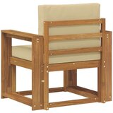  Set vanjskih sofa Čvrsto drvo akacije i poliester | shoptok.hr