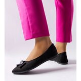 Gemre Black ballet flats adorned with rhinestones Rémy | shoptok.hr