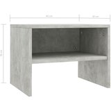  Noćni ormarići 2 kom boja betona 40x30x30 cm konstruirano drvo | shoptok.hr