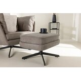 Venture Home fotelja s tabureom Madrid, siva Slike