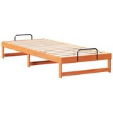  Krevetna konstrukcija Smeđa 80 x 220 cm Čvrsto borovo drvo | shoptok.hr