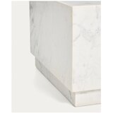Kave Home Bijeli mramorni stolić za kavu 50x100 cm Sorein – | shoptok.hr