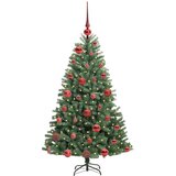  Umjetno božićno drvce s nogom Zelena 120 cm PVC i metal | shoptok.hr