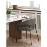 House Nordic Siva željezna blagovaonska stolica s naslonima za ruke Costa – | shoptok.hr