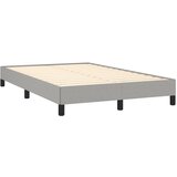  Krevet s oprugama i madracem svjetlosivi 120x190 cm od tkanine | shoptok.hr