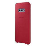 Samsung original usnjen ovitek EF-VG970LRE za Galaxy S10e G970 - zaščita zadnjega dela - rdeča | Shoptok.si