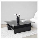 Hanah home sto za dnevnu sobu saga square black fume