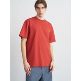 Carhartt WIP Majica 'American Script' rumena / vinsko rdeča / oranžno rdeča | Shoptok.si