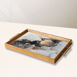 Aberto Design Poslužavnik TPEA10026 50 x 29 x 3.5 cm, Šareni | ePonuda.com