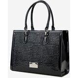 Nobo Lacquered Bag with Embossed Pattern | Shoptok.si