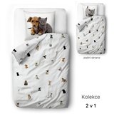 Butter Kings Bela otroška posteljnina za otroško posteljico iz bombažnega satena 100x130 cm The Cutest Ones – | Shoptok.si