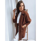 DStreet Płaszcz damski ala alpaka RITA II czekoladowy | shoptok.hr