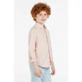 Guess Otroška bombažna srajca roza barva