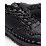 EVENTO Lightweight Men's Platform Sneakers in Black Eco Leather Uziran | Eponuda.ba
