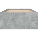  Kreveta boja betona 75 x 190 cm mali za jednu osobu | shoptok.hr