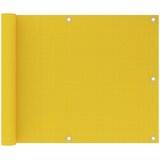 Balkonski zastor žuti 75 x 600 cm HDPE | shoptok.hr
