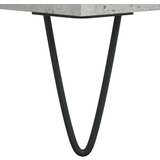 vidaXL Klubska mizica betonsko siva 90x50x36,5 cm inženirski les | Shoptok.si