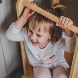 MeowBaby ® Montessori Kuhinjski pomočnik iz lesa za učenje/opazovanje, temno siva, (20734360) | Shoptok.si