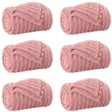  Pokrivači za bacanje 6 pcs Ružičasta 200 x 150 cm Runo | shoptok.hr