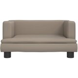  Krevet za pse boja cappuccina 60 x 40 x 30 cm od umjetne kože | shoptok.hr