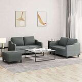  3-dijelni set sofa s jastucima tamnosivi od tkanine | shoptok.hr