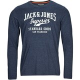 Jack & Jones Majice z dolgimi rokavi JJLOGO TEE LS O-NECK 1 COL MEL | Shoptok.si