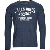 Jack & Jones Majice z dolgimi rokavi JJLOGO TEE LS O-NECK 1 COL MEL