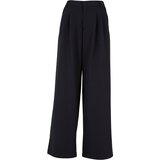 Urban Classics Women's trousers with ultra-wide pleated front black | shoptok.hr