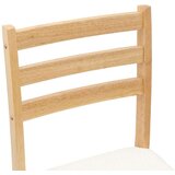  Trpezarijske stolice 2 pcs Prirodna 40 x 47 5 x 99 5 cm - Prirodna i bijela | shoptok.hr