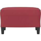  Tabure crvena boja vina 60 x 50 x 41 cm od umjetne kože | Eponuda.ba