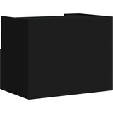  Zidni noćni ormarić crni 45 x 30 x 35 cm | shoptok.hr