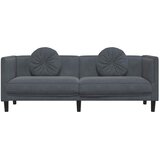  Trosjed s jastucima tamnosivi baršun | shoptok.hr