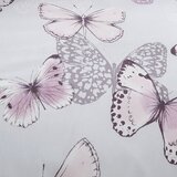Catherine Lansfield Ružičasta/svijetlo siva posteljina za bračni krevet/za produženi krevet 230x220 cm Scatter Butterfly – | shoptok.hr