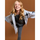 Sinsay Hoodie majica s patentnim zatvaračem i motivom zvijezda | shoptok.hr