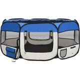  Sklopiva ogradica za pse s torbom plava 145 x 145 x 61 cm | shoptok.hr