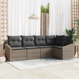  Set sofe 5 kom. poliratan 233,5 x 123,5 x 85 cm | shoptok.hr