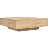  Stolić za kavu s LED svjetlima boja hrasta sonome 100x100x31 cm | Eponuda.com